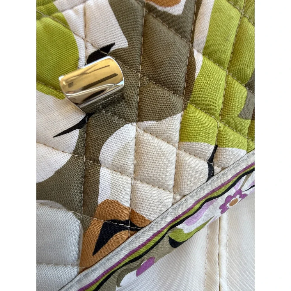 Vera Bradley Turn Lock‎ Wallet Portobello Road Floral Quilted Cotton NEW - Picture 8 of 13